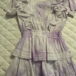 LoveShackFancy Lilac Natasha Dress